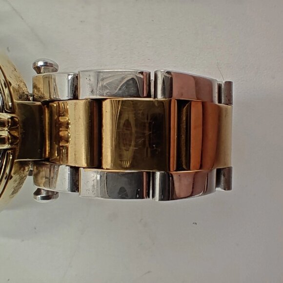 Invicta Bolt Two-Tone Quartz Watch Gold Silver Bracelet Diamond Dial EUC Working - Picture 11 of 16